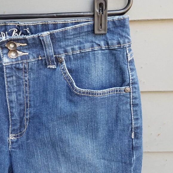 Code Bleu Brigitte Capris Jeans check Measurements - Picture 4 of 7